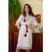 Embroidered dress "Katrya" handmade